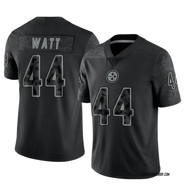 Men's Derek Watt Pittsburgh Steelers Limited Black Reflective Jersey