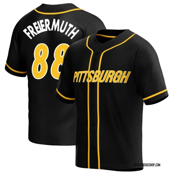 PAT FREIERMUTH PITTSBURGH STEELERS BLACK COLOR RUSH LIMITED JERSEY STI –  Lista's Locker Room