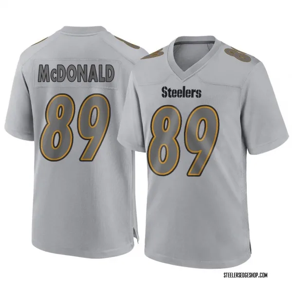 Vance McDonald Pittsburgh Steelers Men's by One Color T-Shirt - Ash