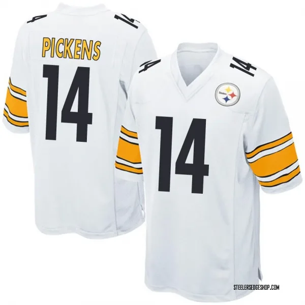 Youth George Pickens Pittsburgh Steelers Game White Jersey